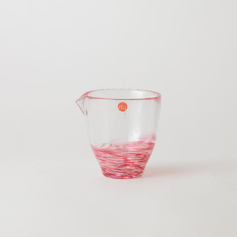 津軽びいどろ 盃コレクション＜片口舞桜＞