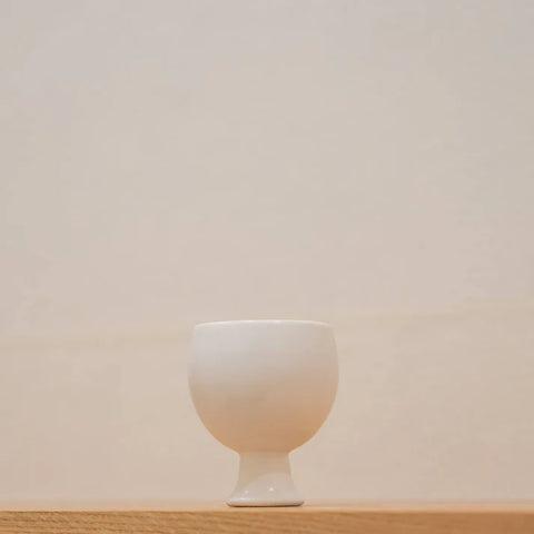 足付酒盃＜すぼみ＞生成り